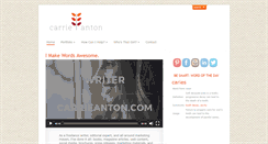 Desktop Screenshot of carrieanton.com